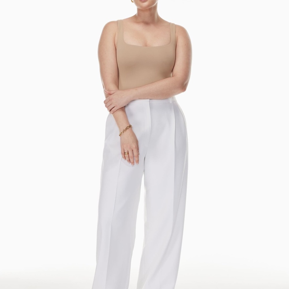 Aritzia Contour Tank Bodysuit in Clay
